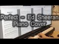 Perfect - Ed Sheeran Piano cover