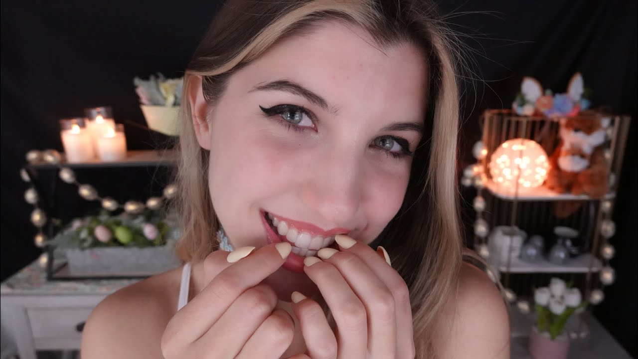 ASMR Teeth Tapping ~ A Tapping, Smiling AND Mouth Sounds Combo 😊