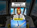 各航空会社のパイロットに思うこと #パイロット #航空会社 #偏見