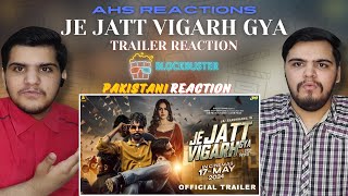 Pakistani Reaction On Je Jatt Vigarh Gya - Trailer | Jai Randhhawa | Deep Sehgal | AHS REACTIONS