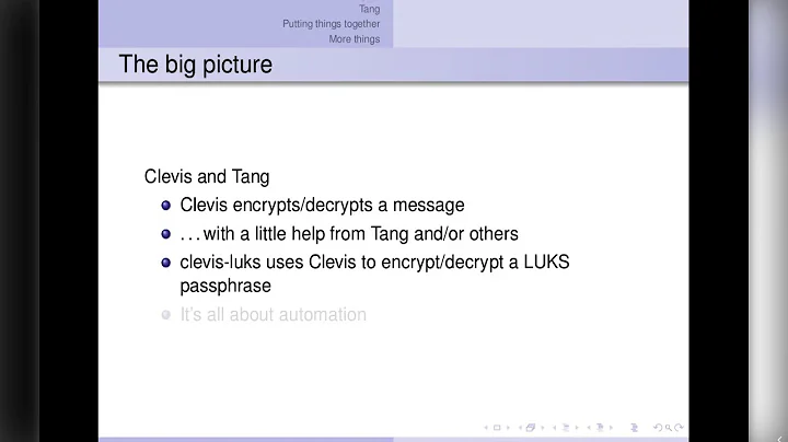 Clevis and tang overcoming the disk unlocking problem