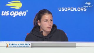 Emma Navarro reaches semifinals at US Open screenshot 4