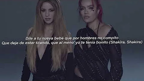 Karol G & Shakira - TQG (Letra/Lyrics)