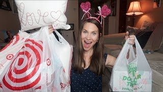 Target & Dollar Tree Haul!!  Fun New Valentines Day Stuff + More! Got Me Again...