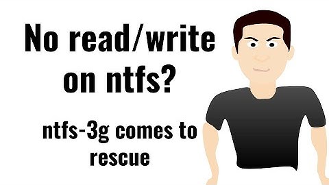 Having trouble with read/write on NTFS?