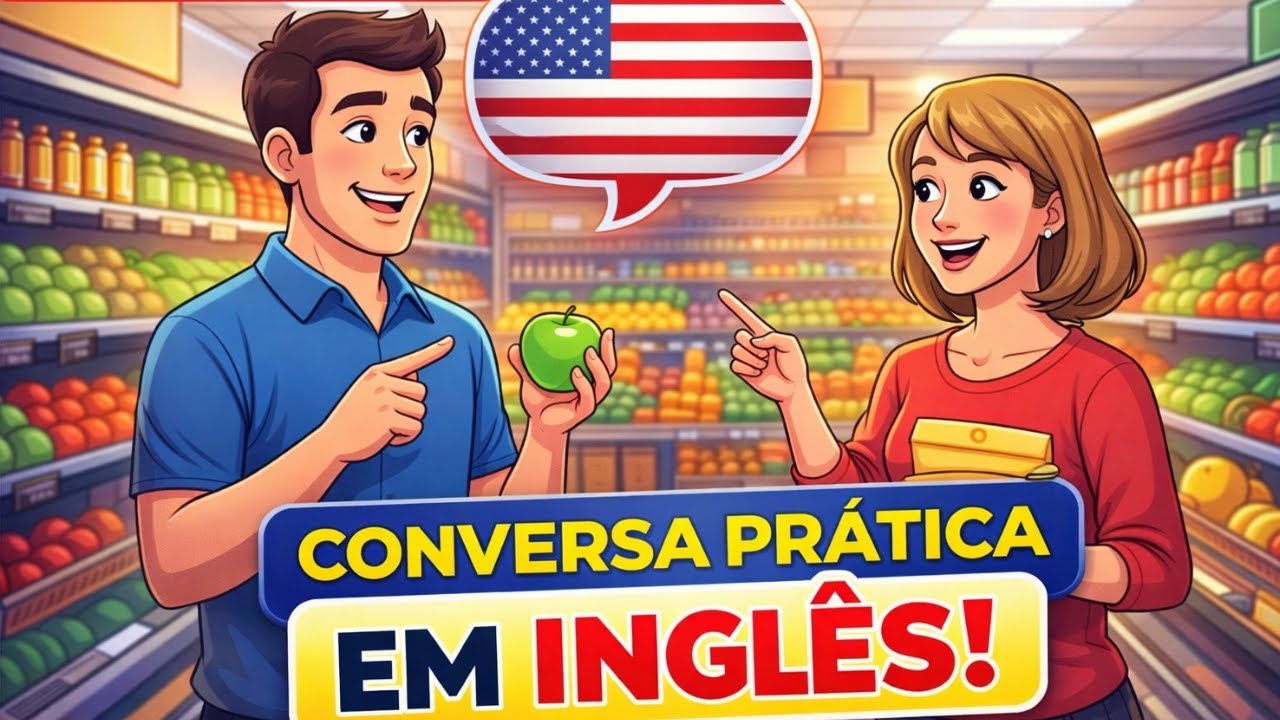 Se Você Entender Essa Conversa no Supermercado, Seu Inglês Está Funcionando ✅🛒