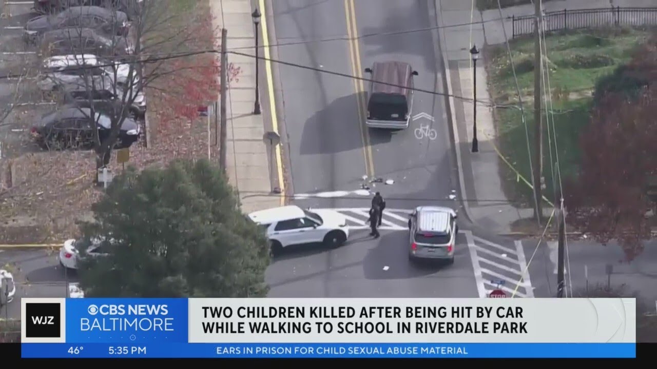 2 children struck and killed as they walked to Maryland elementary ...