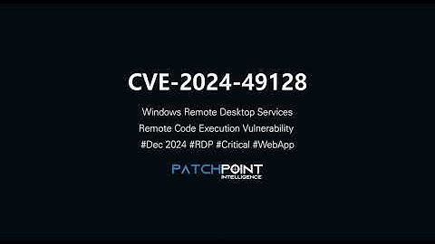 CVE-2024-49128: Windows Remote Desktop Services Remote Code Execution Vulnerability