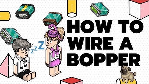 Habbo Wired Tutorial: How to wire a bopper | Bopping idling or trolling users out of the area