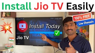 How To Install Jio TV App On Your Smart Android TV Easily ? | Install Jio TV in Smart TV screenshot 3