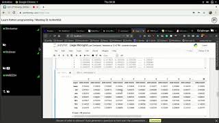 Session 12: Online Python programming