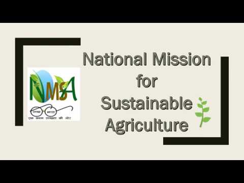 National Mission for Sustainable Agriculture | MINISTRY OF AGRICULTURE ...