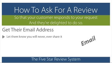 How To Ask For A Review