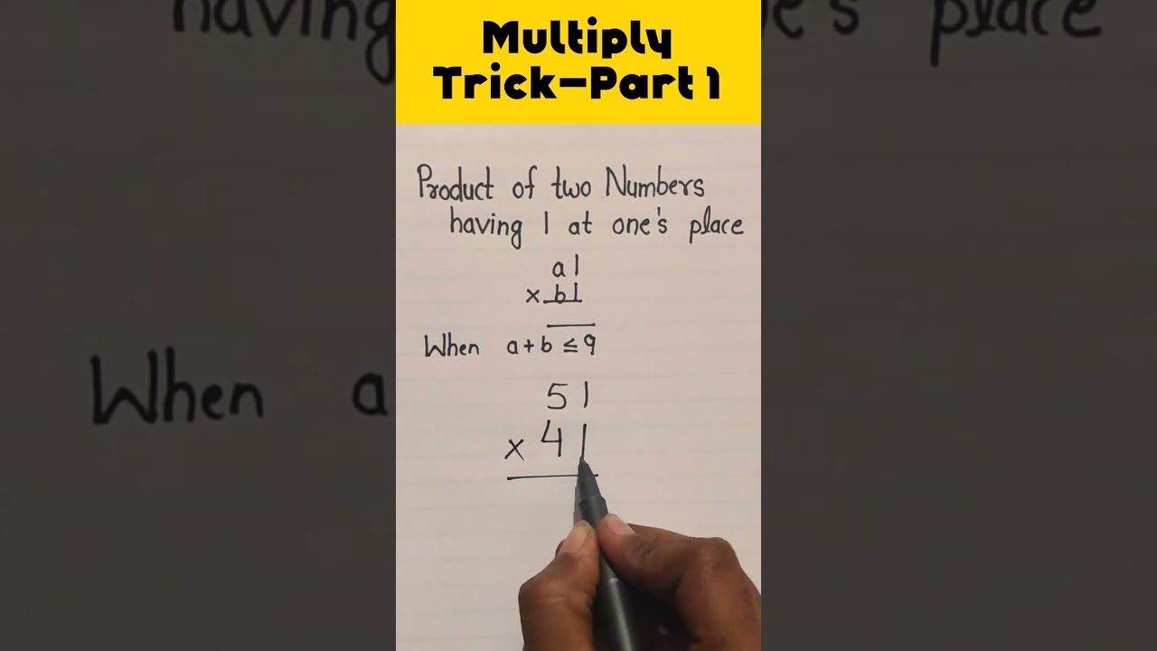 Easy Multiplication Trick Part 1 