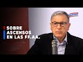 🔴🔵Barrantes critica a quienes cuestionan ascensos en FF.AA. por vincularlo a presunta vacancia