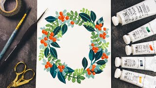 Painting a Christmas Wreath in Gouache | 12 Cards of Christmas No 6: Wreath
In this video I show how to paint a Christmas Card design using gouache. I show you how to paint a wreath with winter foliage and berries. Ive got 12 Christmassy themes and Im choosing one at random in each video to create a design that can be used on cards and gift tags etc. Im going to be giving myself an extra creative challenge by using some different art supplies to the ones Im most comfortable with.
If you want to play along, here are the 12 themes Ill be choosing from:
Robin
Tree
Wreath
Stockings
Holly
Mistletoe
Reindeer
Star
Angel
Bauble
Snow
Gift
For this video, I used the following supplies:
Windsor and Newton Designers Gouache. I have the introductory set and supplemented it with a couple of extra colours (Indigo, Venetian Red and Burnt Umber)
* https://www.jacksonsart.com/winsor-newton-designer-gouache-paint-introductory-set-10x14ml? store=jacksonsart_en&acc=9e3cfc48eccf81a0d57663e129aef3cb
Hot Press Watercolour Paper (This is less textured than other watercolour papers and Ive found that helpful for using with Gouache)
https://www.cassart.co.uk/surfaces-category/watercolour-paper/hot-pressed/cass-art-jumbo-smooth-hot-press-pad-300gsm-50-sheets.htm
Brushes - Im using these value brushes from Royal and Langernickel:
* https://www.jacksonsart.com/royal-brush-golden-taklon-value-brush-pack-81615? store=jacksonsart_en&acc=9e3cfc48eccf81a0d57663e129aef3cb
And this is the new liner brush I have:
https://www.greatart.co.uk/gerstaecker-ergonomic-mini-liner-tip-brushes.html
Links marked with a * are affiliate links and if you use them youll get 10% off your first order and Ill receive a small commission.
Music is Flickering by VYEN
Find me online:
Find me on Instagram: http://instagram.com/louracheldavis
Art Instagram Account: http://instagram.com/loudavisart
Facebook: Lou Davis Artist and Maker https://www.facebook.com/louracheldavis/
Follow me on Patreon: https://www.patreon.com/loudavis
My prints in my Etsy store: https://www.etsy.com/uk/shop/LouDavisArt
#GouachePainting #LouDavis #ChristmasCards Painting a Christmas Wreath in Gouache | 12 Cards of Christmas No 6: Wreath
