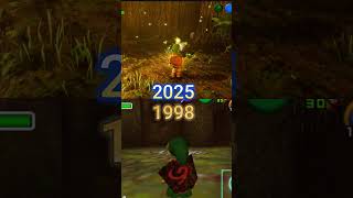 Inside Deku tree Dungeon Comparison 1998 vs 2025