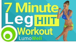 7 Minute Leg Workout to Lose Leg Fat Fast and Tone your Thighs