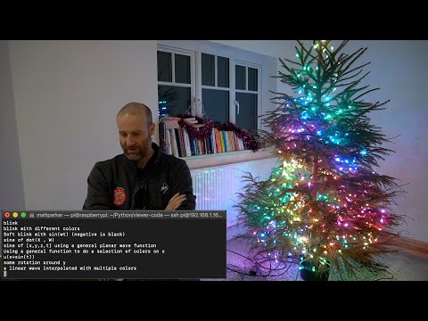 Video: Raspberry Pi Christmas Tree Light Show - Ajarnpa