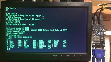 Altair 8800 with FabGL (ESP32) - CP/M Compiling C programs