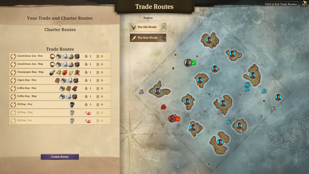 Anno 1800 Oil trade route bug YouTube