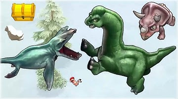 I Evolved My DINOSAUR to Max Level (Dino Battle Royale)