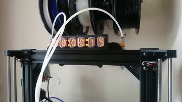 3D Printer Nixie Countdown Clock
