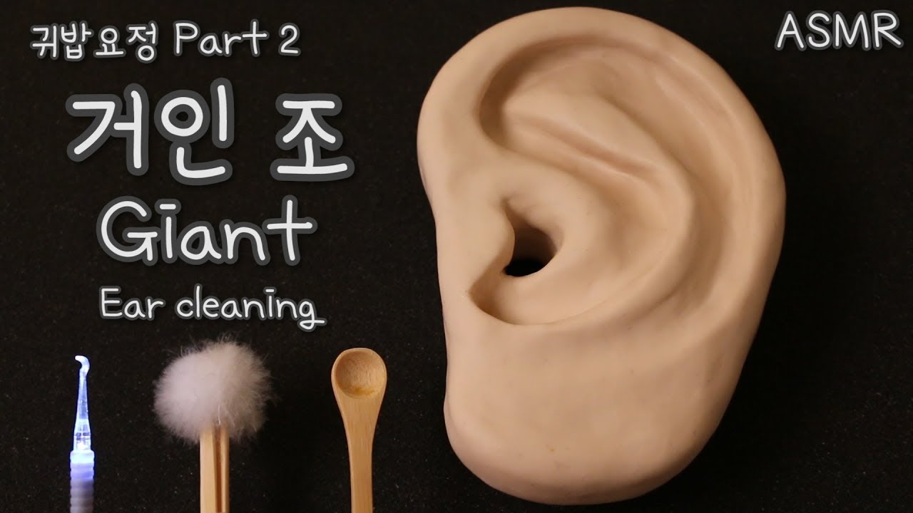 ASMR 거인친구 조 귀파주기👂🏻✨ / 귓밥 요정 톰 2탄 Eng Sub