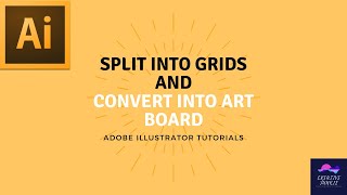 Split into grid and convert into Art board in Adobe  Illustrator CC 2019