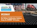 Rail Ballast Stabilization Solutions Using the GEOWEB® 3D Soil Confinement System