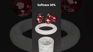 🔥Ruby Ball Satisfying Test🔥| Blender Cloth Simulation