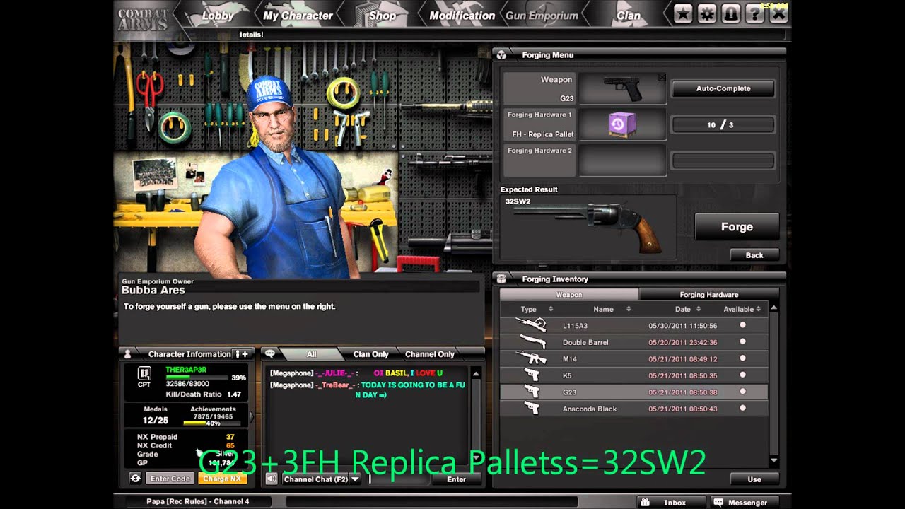 Combat Arms Gun Emporium Gun Results YouTube