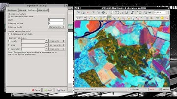 Digitize training areas for supervised classification