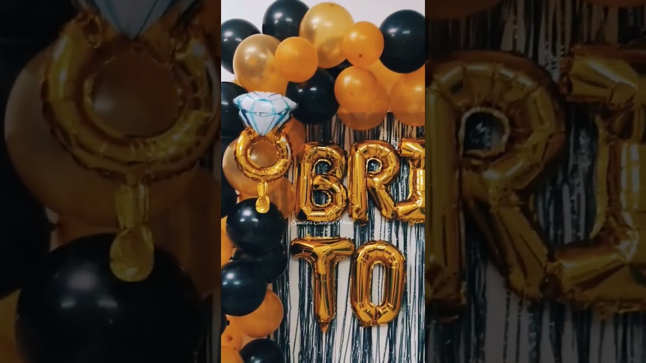 Bridal Shower Decoration Idea at Home 