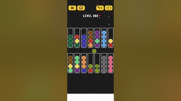 Ball sort puzzle. Level 269