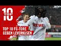 TOP 10 TORE | 1. FC Köln gegen Bayer 04 Leverkusen | Bundesliga | Bornauw | Novakovic | Modeste