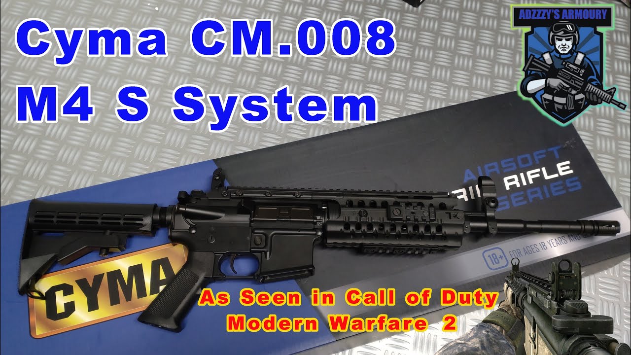 Cyma CM008 M4 S System unboxing and review #airsofttoys