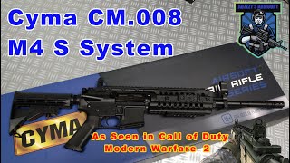 Cyma CM008 M4 S System unboxing and review #airsofttoys #airsoft #airsoftupgrades