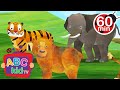 Finger family  animals  animal stories for toddlers  abc kid tv  nursery rhymes  kids songs