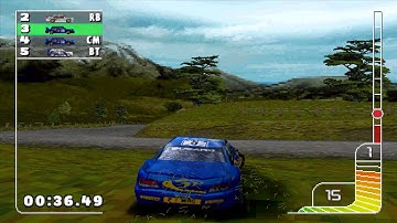 PS1 Colin McRae Rally Intro & Gameplay