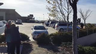 Apache helicopters fly over SCV