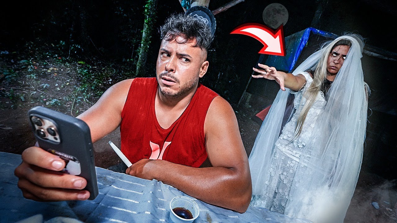 ASSUSTEI MEUS AMIGOS COM A NOIVA FANTASMA