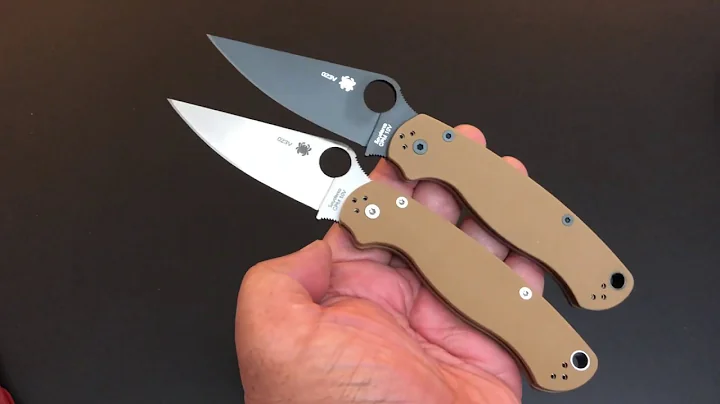 Spyderco ParaMilitary 2 CPM 10V!  The Knife of the Day!