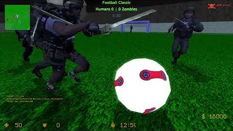 Counter-Strike: Source Zombie Escape (FOOTBALL) NIDE ze_football_b2 ~ (Nova HunterZ player)