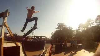 Stability halfpipe gap kickflip
