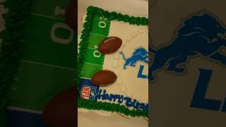 Custom Detroit Lions Birthday Cake!🏈