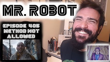 Mr. Robot 4x05 "405 Method Not Allowed" REACTION & REVIEW (w/ bonus speedpainting)