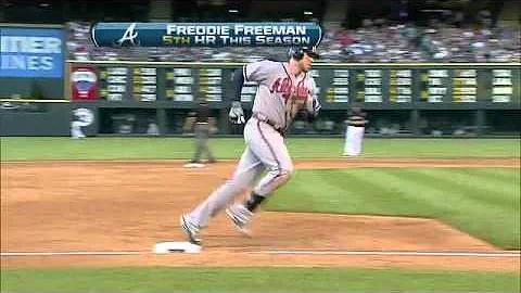 2012/05/04 Freeman's two-run dinger