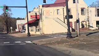 Driving into Sylacauga, Alabama 