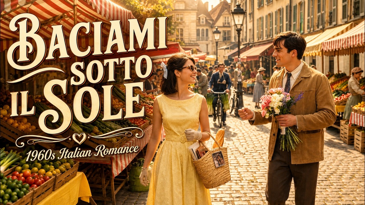Baciami Sotto il Sole | Vintage Italian Love Song Mix | 1960s Summer ...